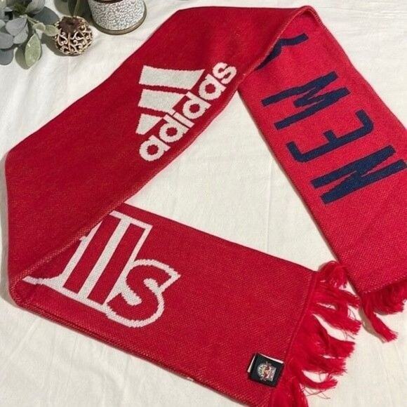 Adidas Major League Soccer New York Red Bulls Team Men's Scarf - Picture 1 of 9